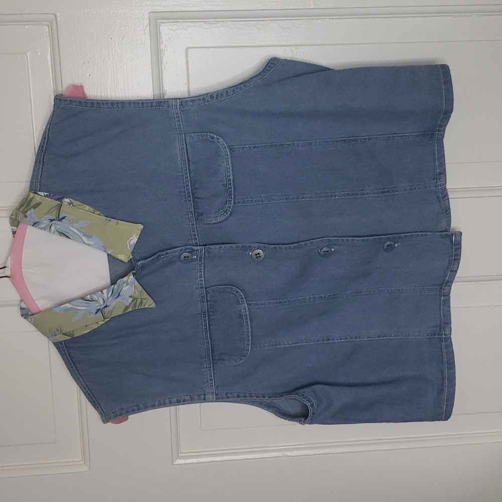 Capacity Petites Denin Vest Sz PL